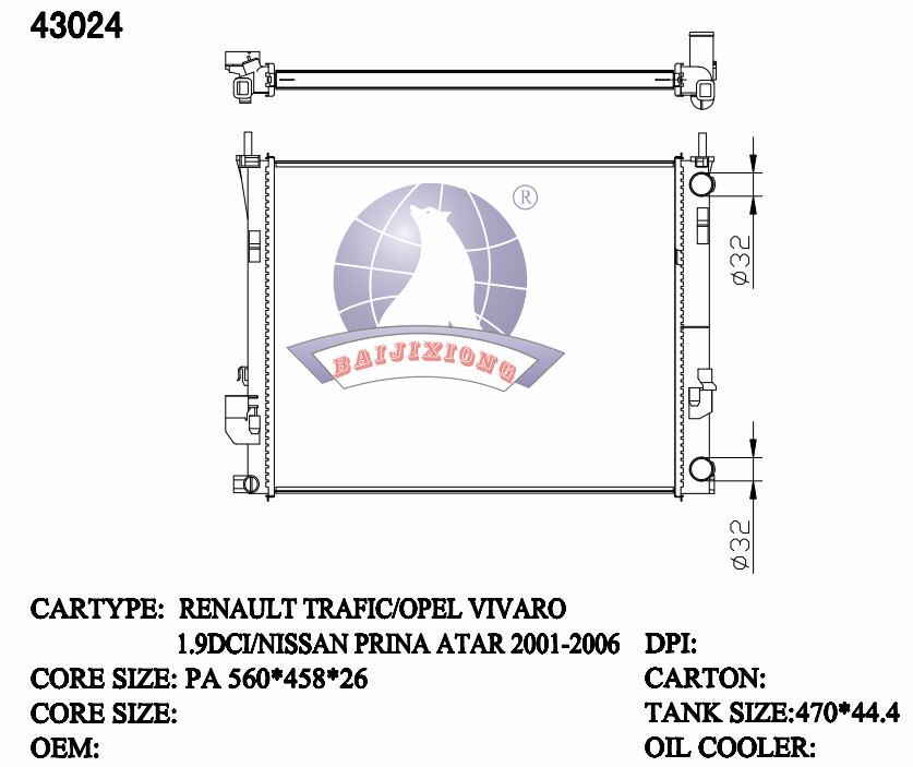 O V RAD/43024-26MT